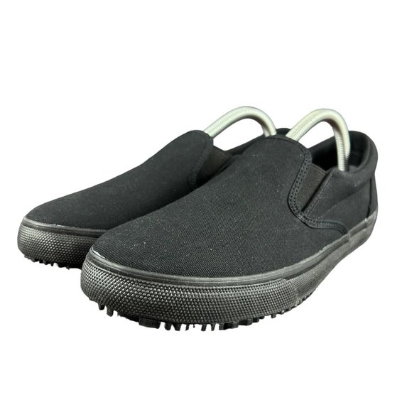 SKECHERS For Work Delvee Slip Resistant Black Slip On Shoes Women's Size 11 - Picture 6 of 10
